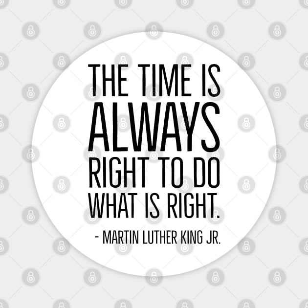 Black History, Martin Luther King Quote, African American, Black Lives, Black Man, Black Woman Magnet by UrbanLifeApparel